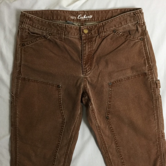 Carhartt Denim - Carhartt Brown Double Front Carpenter Jeans 12